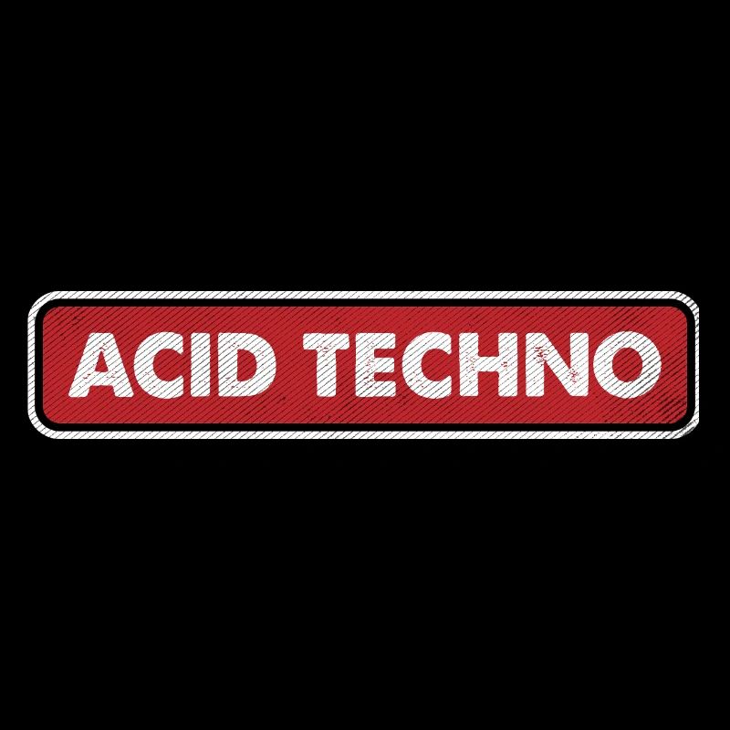 Acid Techno Neon Grid