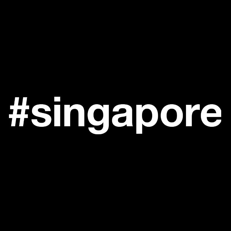 Hashtag Singapour Singapur