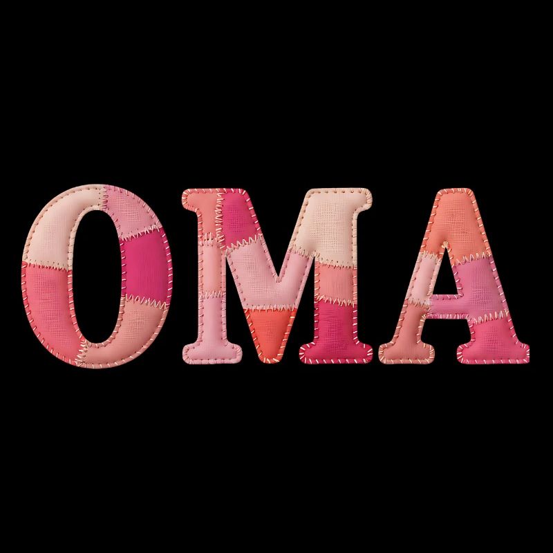 OMA Cozy Patchwork Statement Geschenk