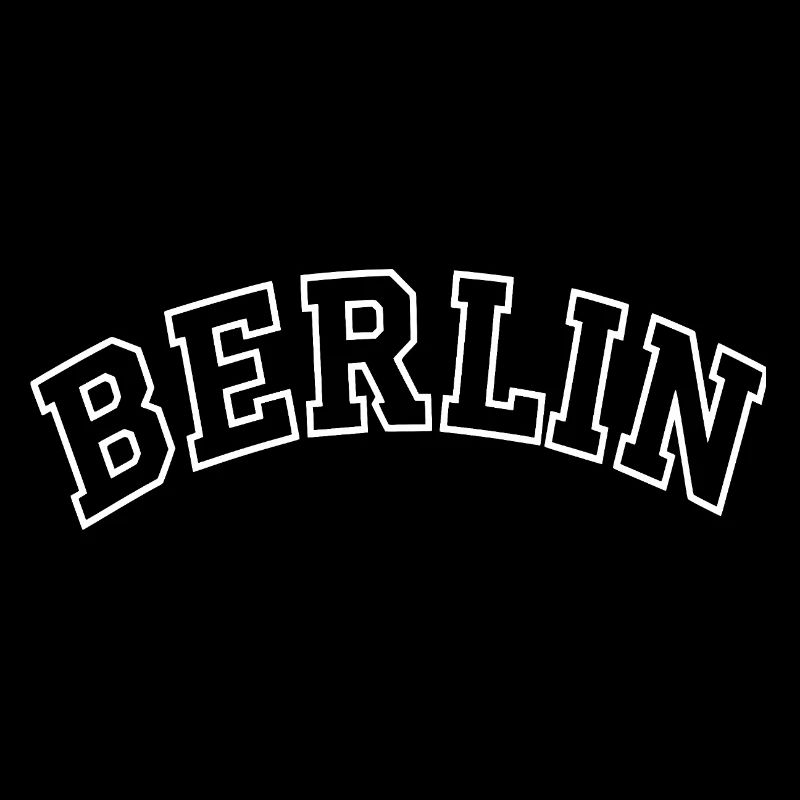 École de design de noms de villes rétro de Berlin