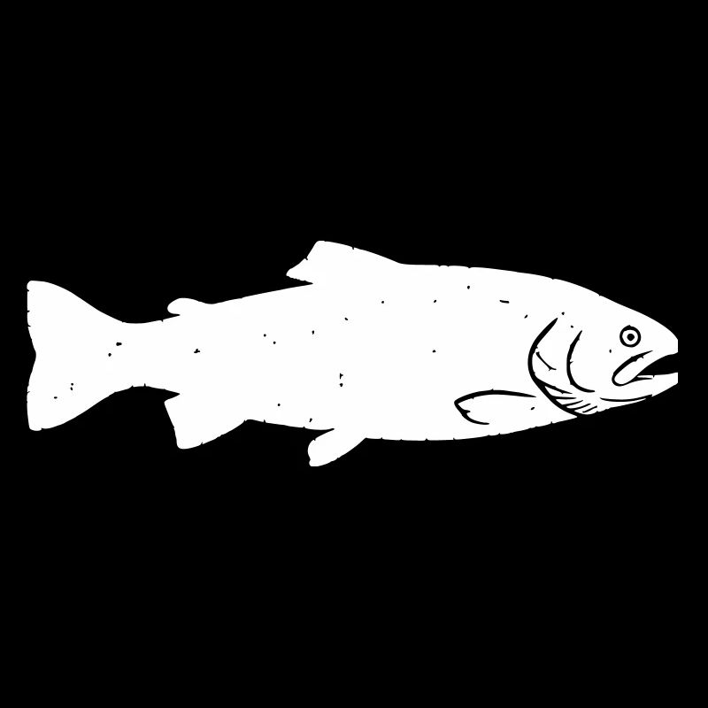 Forelle Forellen Silhouette wilde fliegenfischen