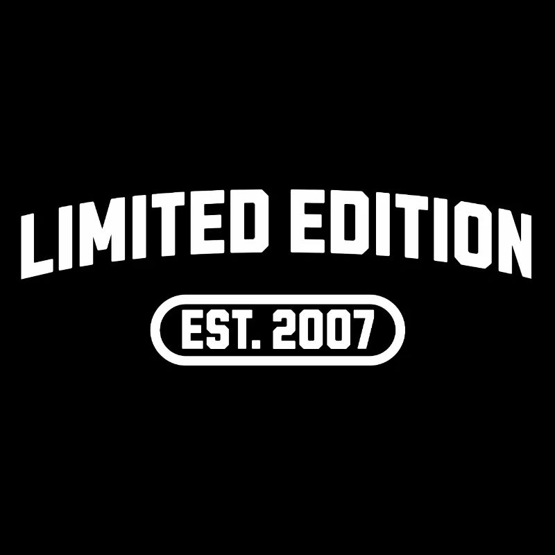 Limited Edition 2007 Birthday