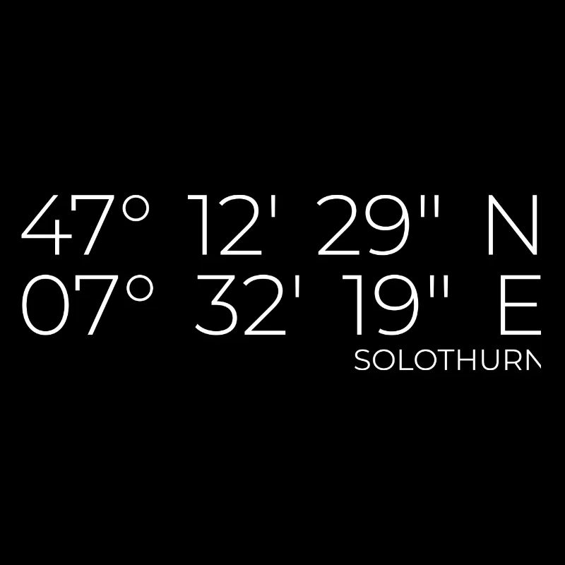Coordinates Solothurn Canton of Solothurn