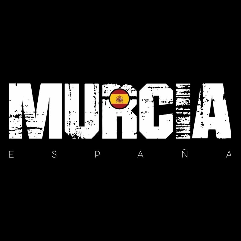 Murcia Spanien Distressed Text