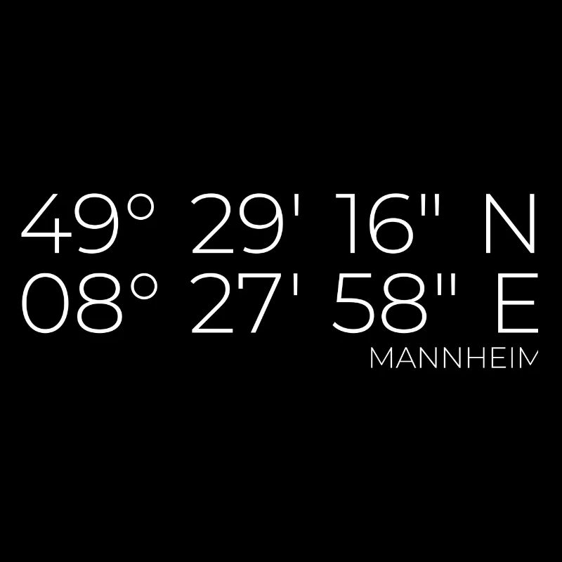 Coordonnées Mannheim