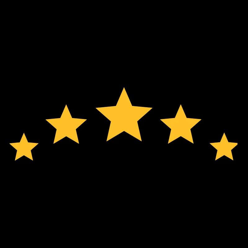Stars - 5 stars (5-point) | Vectorgraphic