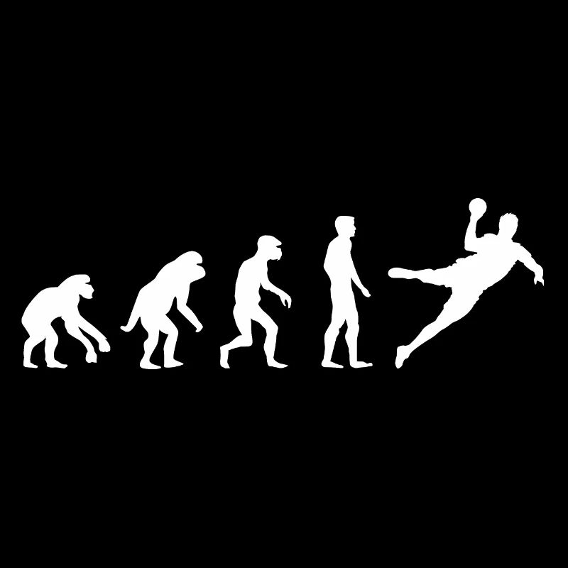 Evolution Handball Mannschaft Fan Freunde Symbol