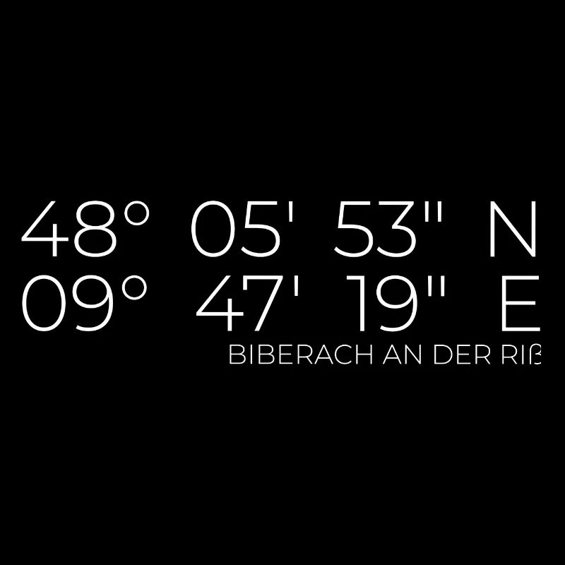 Coordinates Biberach an der Riß