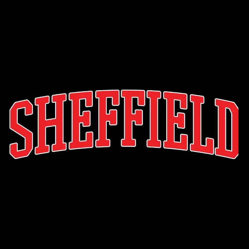 Sheffield Retro Varsity Lettering