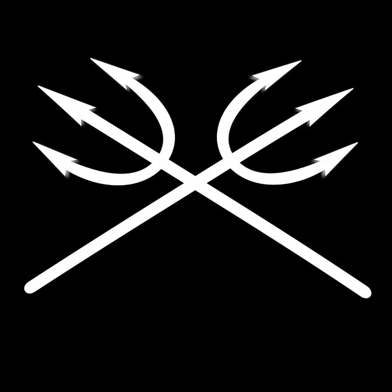 Trident Neptune Skewer Harpoon Icon Gift