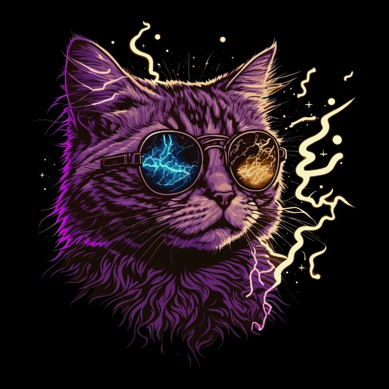 Thunder Cat Illustration