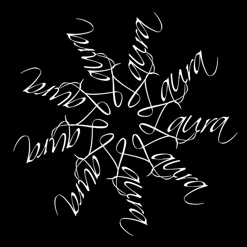 Laura Name Mandala