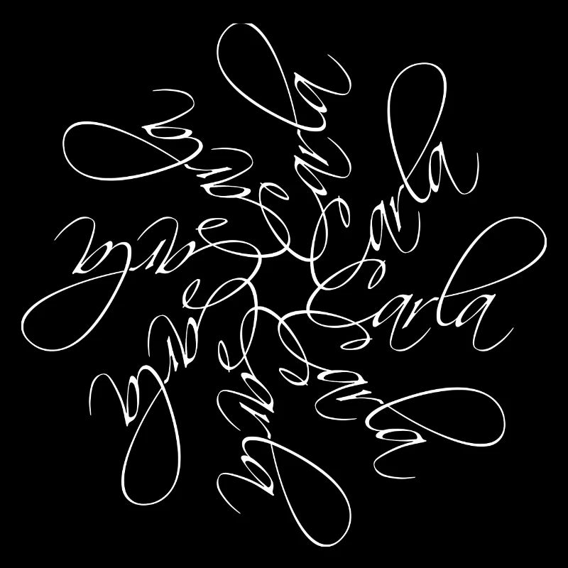 Carla Name Mandala