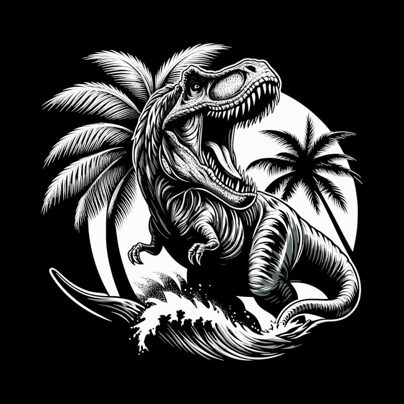 Brüllender T-Rex Dinosaurier Geschenk