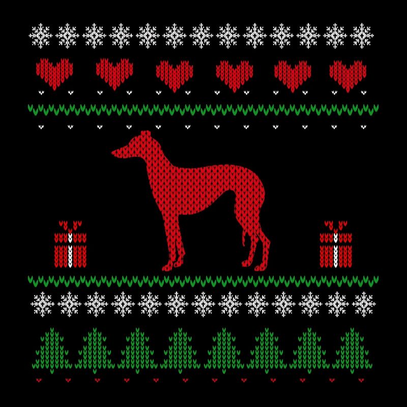 Ugly Christmas Whippet Windhund Geschenk