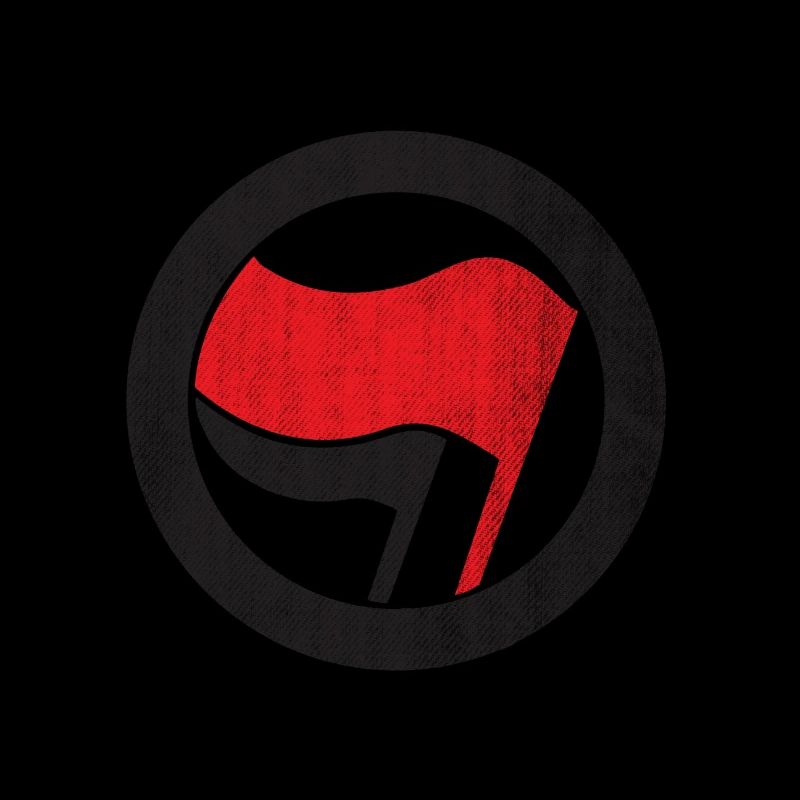DRAPEAU ANTIFA DRAPEAU ROUGE NOIR