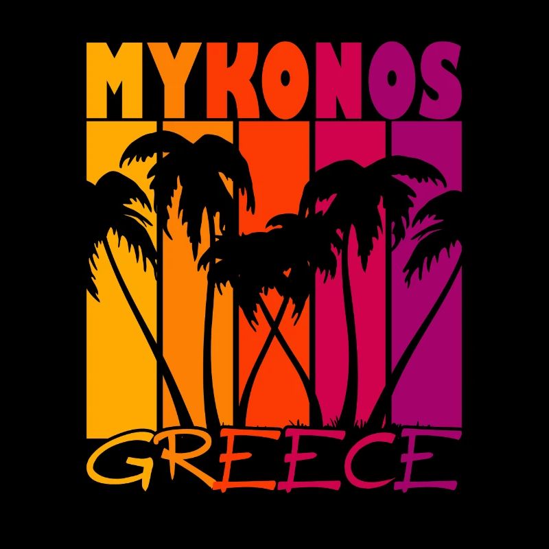 Mykonos Grèce Coucher de soleil