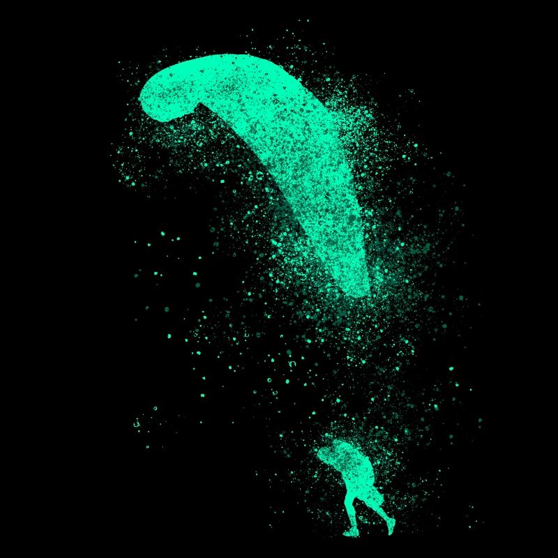 Paragleiter Start Spritzer