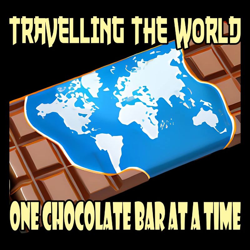 Travelling with a chocolate bar