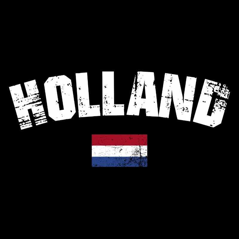 Typographie dégradée de Holland