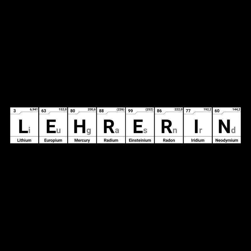 Lehrerin Elemente