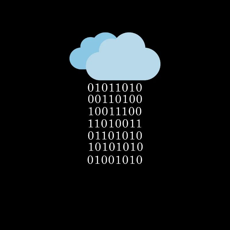 Programmierer Binärwolke