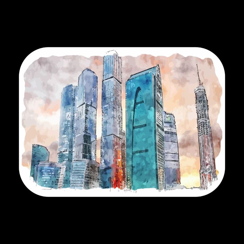 Moscou Russie Aquarelle Sketch Illustration