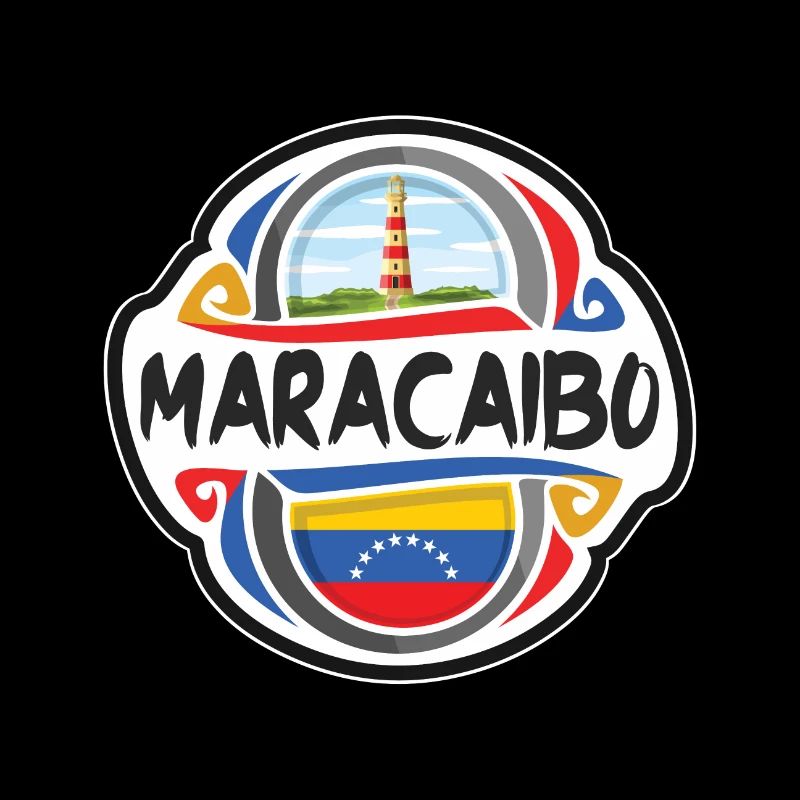 Maracaibo Venezuela Flagge Reise Souvenir Abzeichen Sta