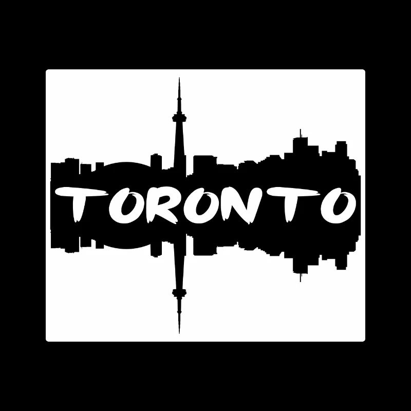 Toronto Canada Skyline Silhouette Travel Souvenir