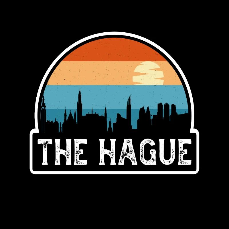 La Haye Drapeau des Pays-Bas Skyline Souvenir de voyage