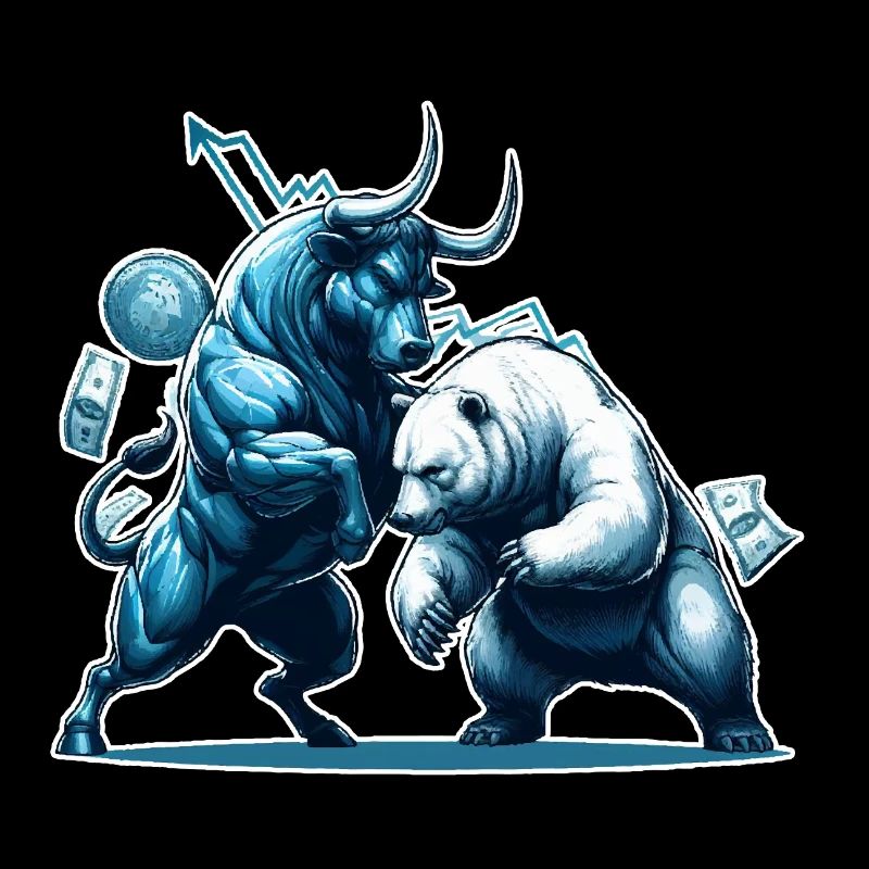 Finance Taurus Bear Fight Wall Street Gift