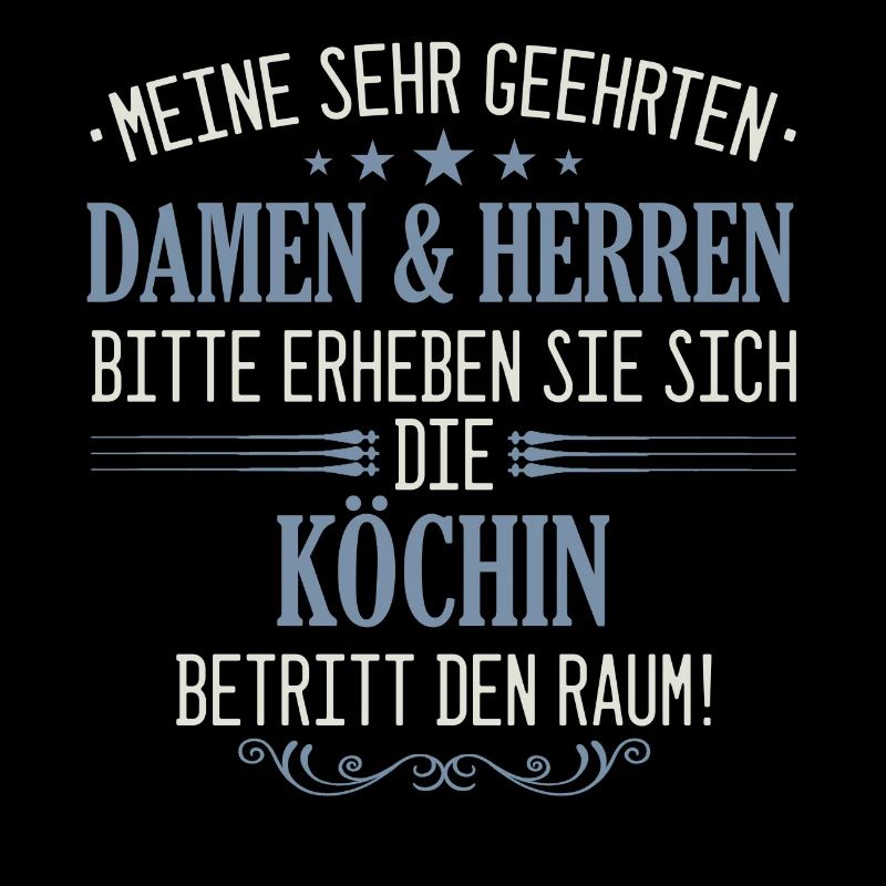Koch Köchin Chefkoch kochen Küche Beruf Spruch