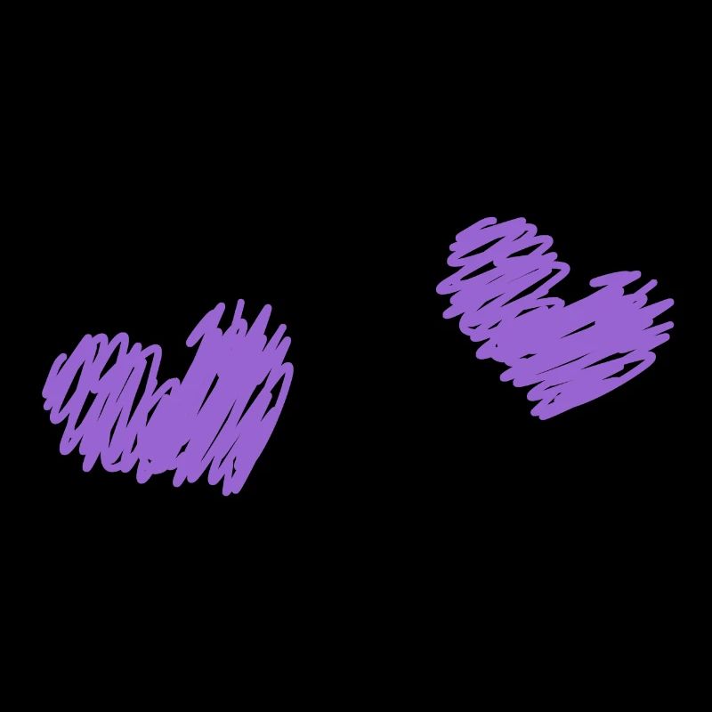 purple hearts