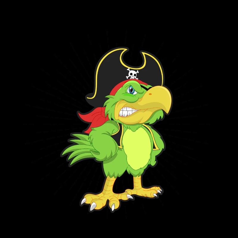 Pirate - pirate - parrot