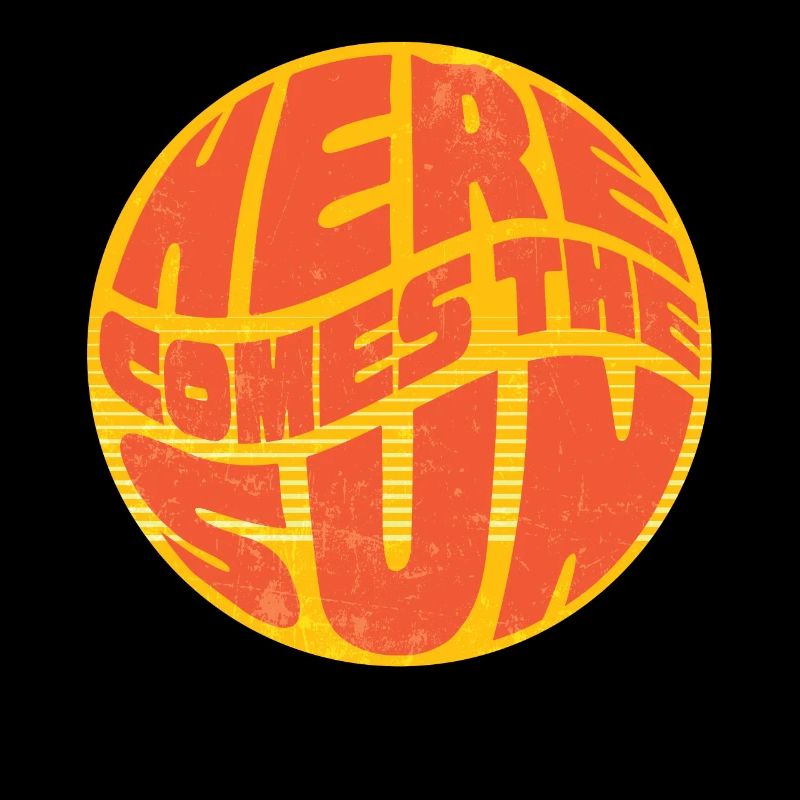 Here comes the sun, retro 70s