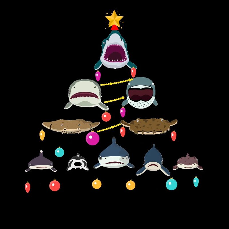 Requin, Requins, Arbre de Noël Shakr