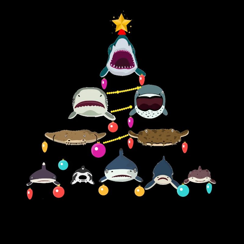 Requin, Requins, Arbre de Noël Shakr