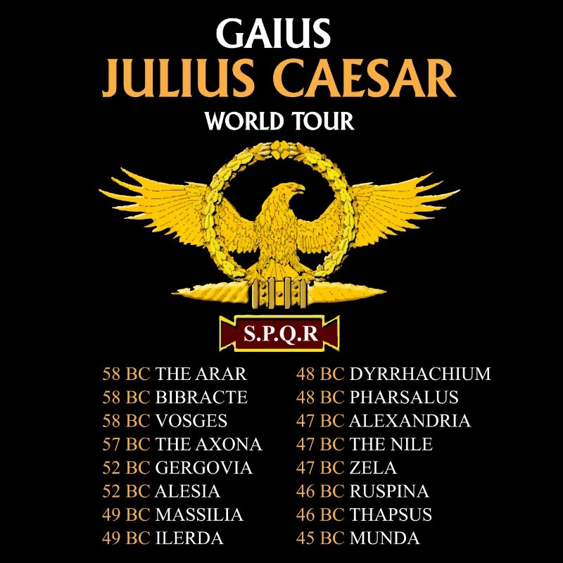 Gaius Julius Caesar World Tour, Anciens Romains
