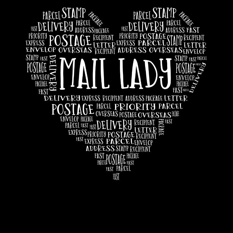 Dame de la poste, livraison postale