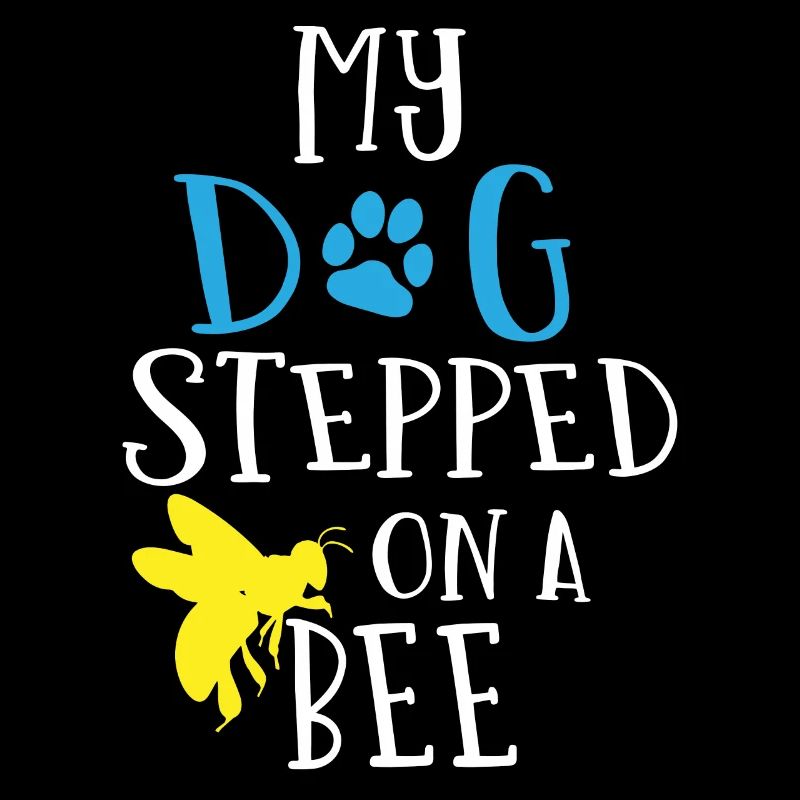 Mon chien a marché sur une abeille