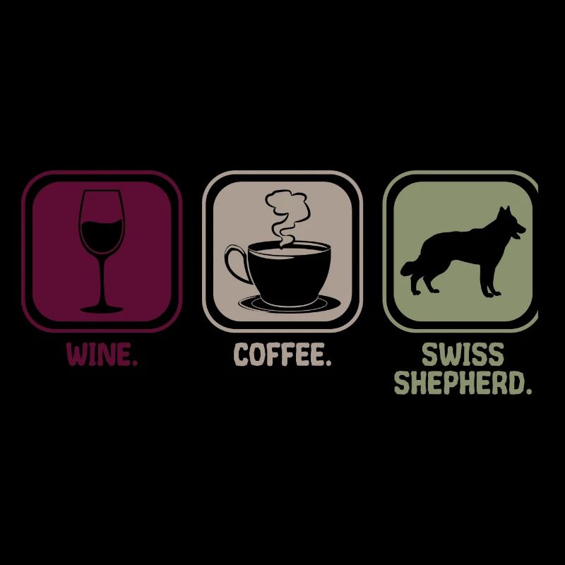 White White Swiss Shepherd Wine Saying