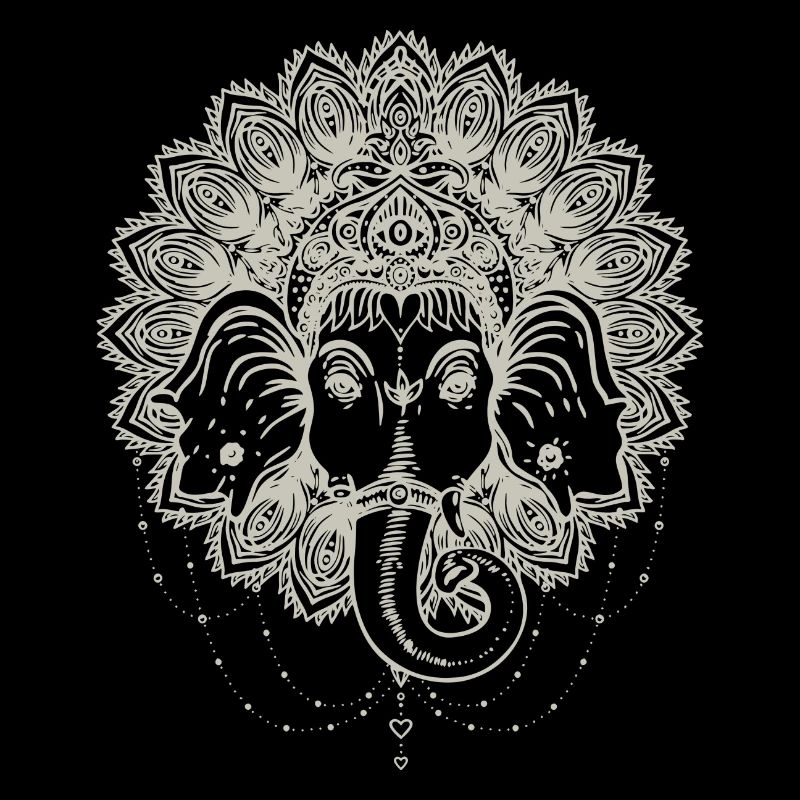 Sak Yant Thai Tattoo Elefant Cooles Geschenk