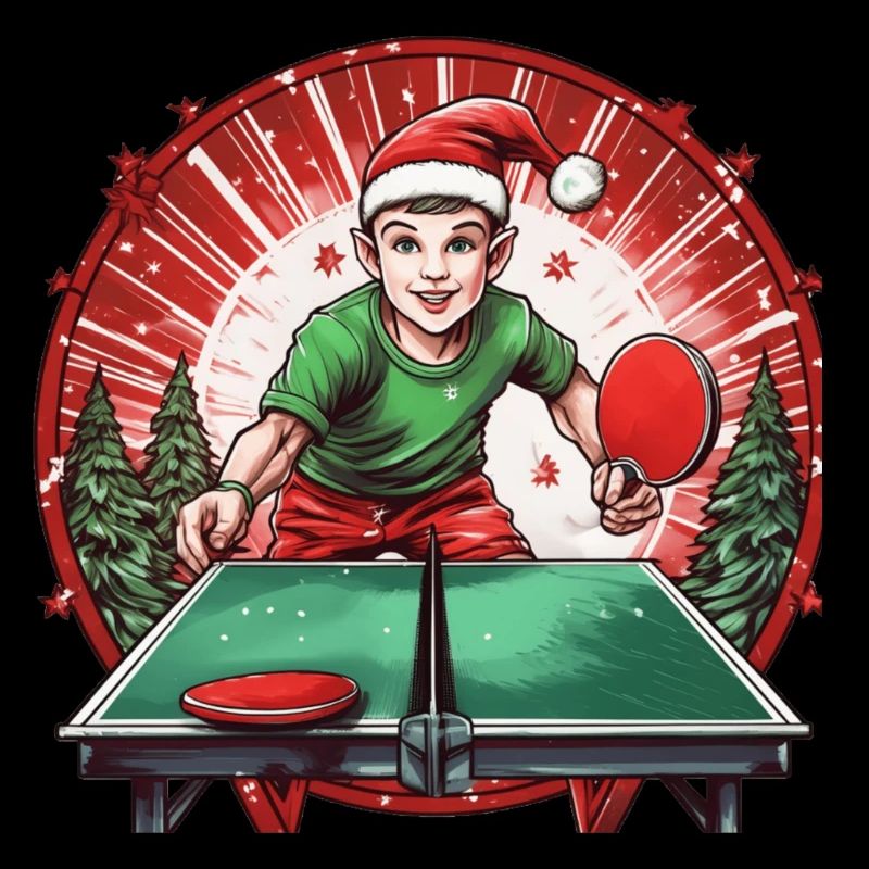 Weihnachtself Ping Pong