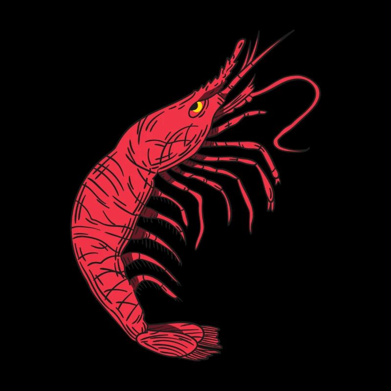 Crevettes Crawfish Crab