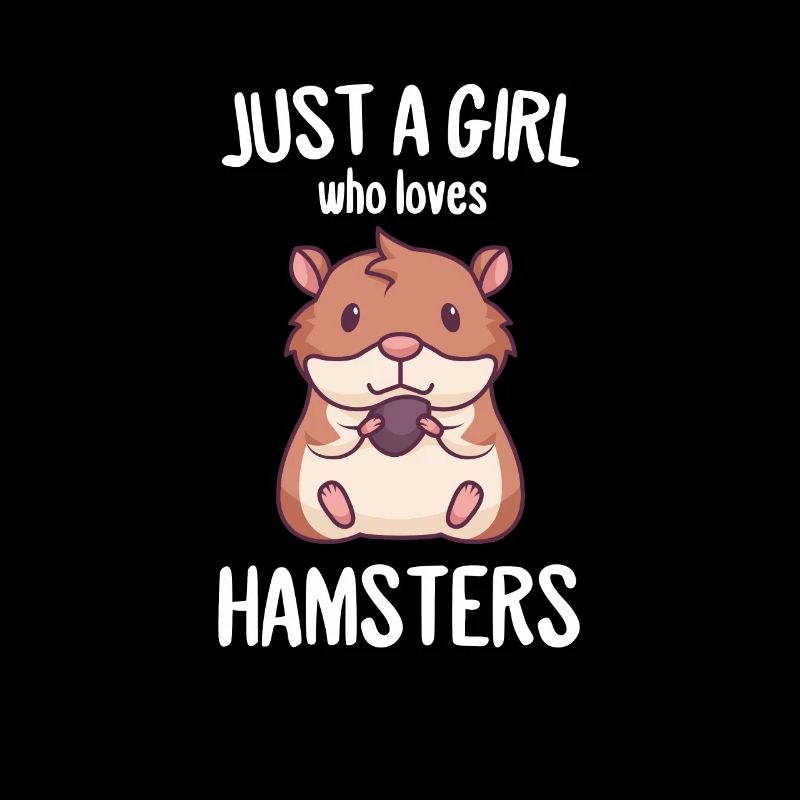 Mädchen das Hamster liebt Hamster Liebe