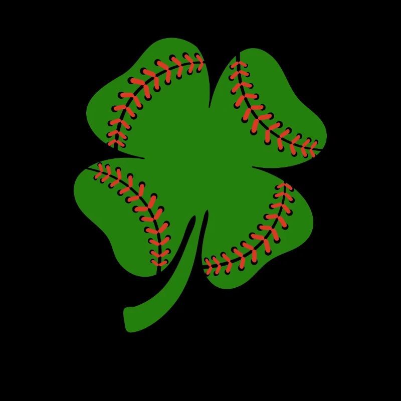 Baseball St Patricks Day, trèfle feuille, trèfle