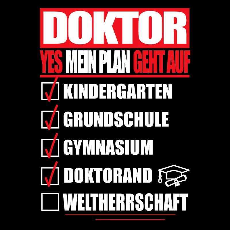 DOKTOR DOKTORAND MEIN PLAN ABSCHLUSS Geschenke