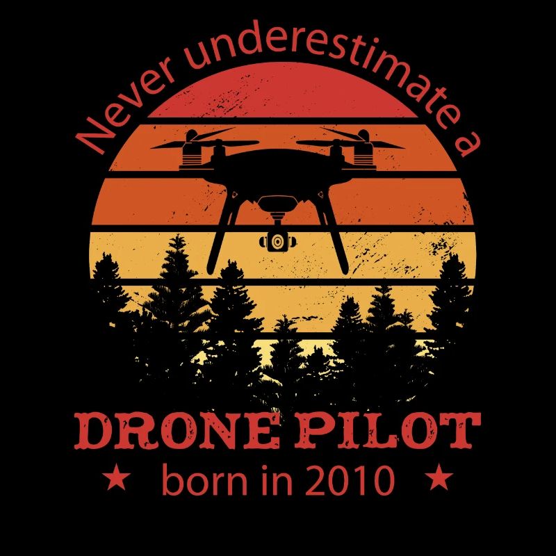 Drone pilot born 2010 Birthday Quadrocopter