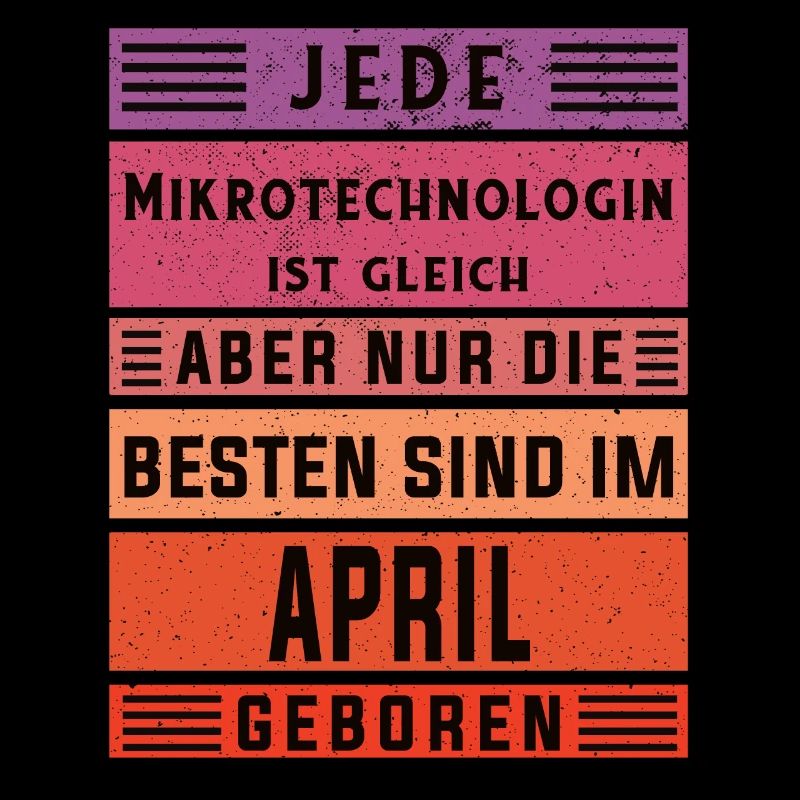 Techniker Geburtstag April geboren
