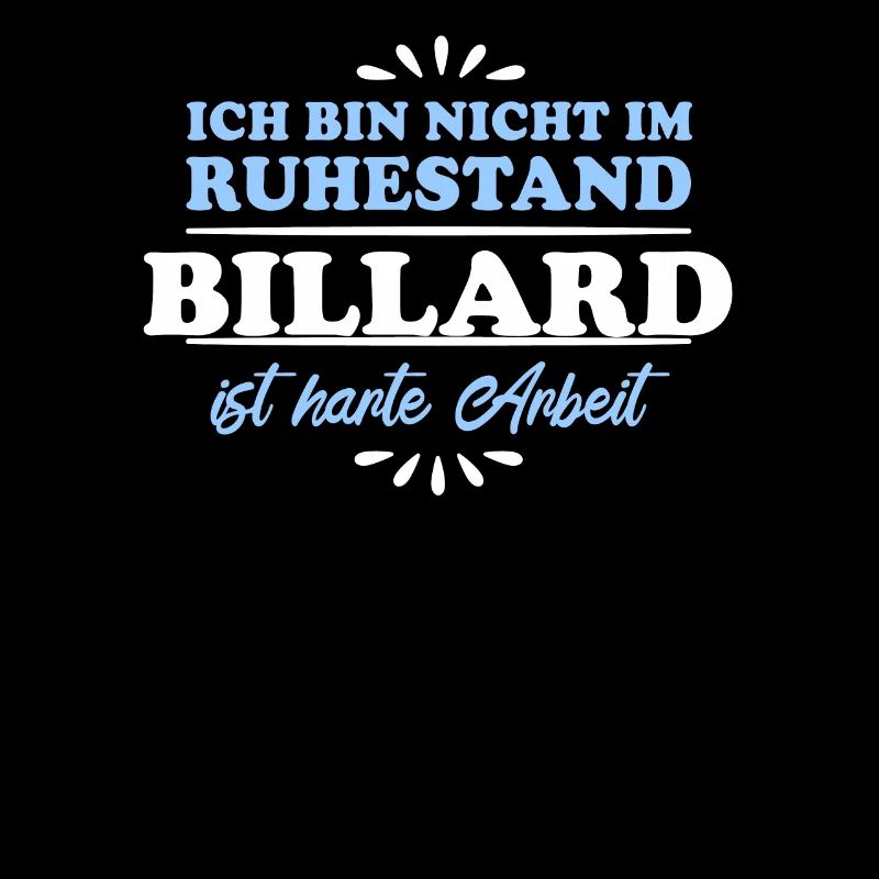 Ruhestand Rentner Pensioner Billard